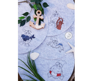 Stickdatei - Seebär Gnom 1